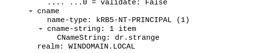 Wireshark: AS-REP