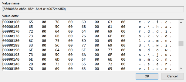 Figure 5: WFP filter byte array example