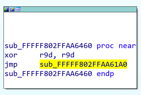 Break on highlighted function. This function is the one that will to PsSetCreateProcessNotifyRoutine